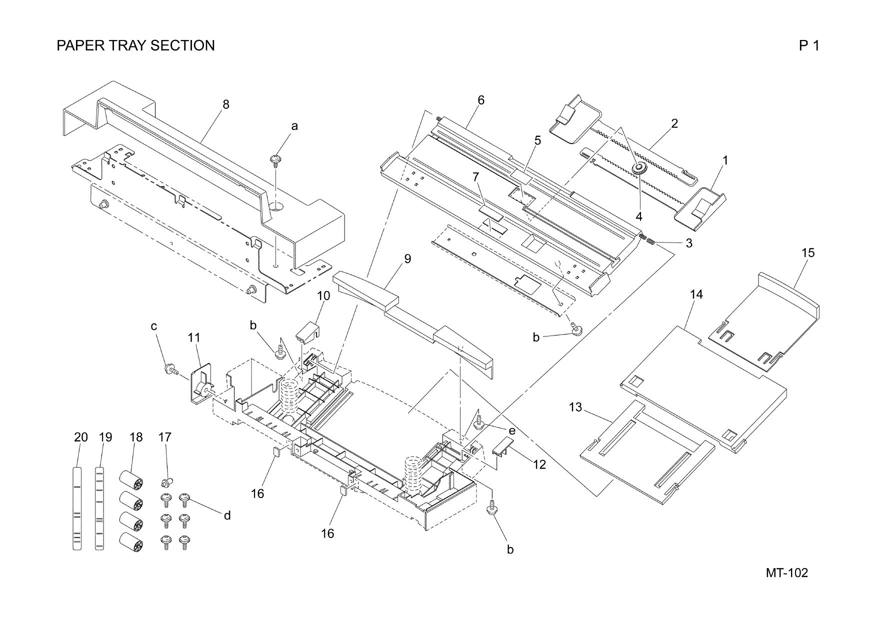 Konica-Minolta Options MT-102 Parts Manual-3